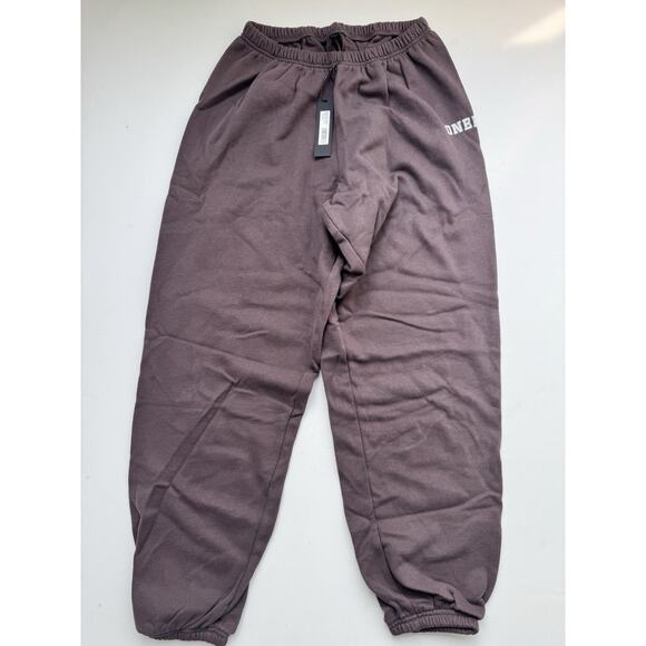 Oner Active Women’s Mid Weight Joggers With Printed Logo Umber Brown S - Regular - Picture 1 of 5